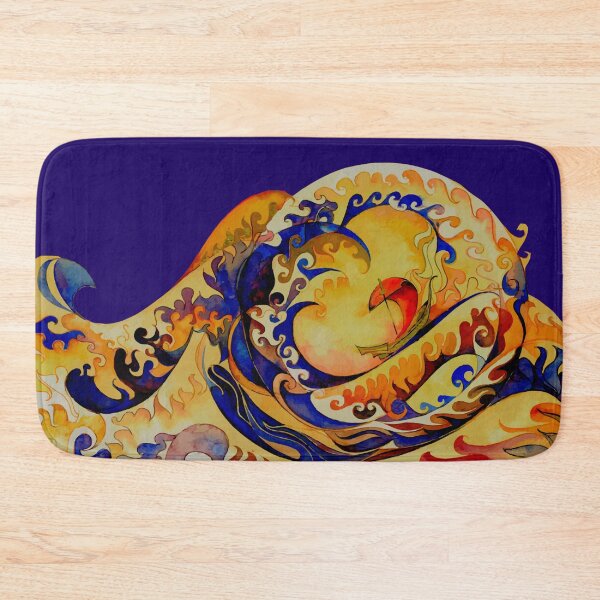 Item preview, Vivid Watercolor Ocean  designed and sold by ChristinasMess.