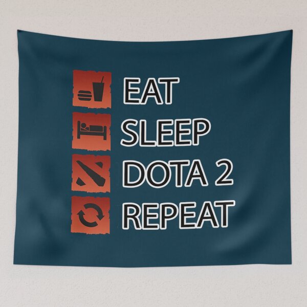 Item preview, Dota 2 Gamer Life - Eat Sleep Dota 2 Repeat   designed and sold by totallyeight.