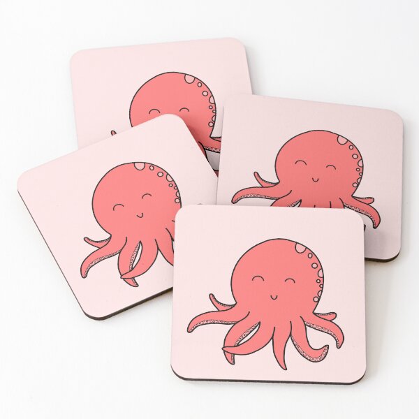 Item preview, Cute Red Octopus designed and sold by Myinsidethoughts.