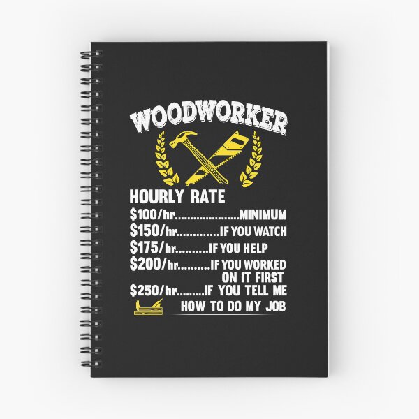 Item preview, woodworker hourly rate, Carpenters, Carpentry designed and sold by Tee Hub.