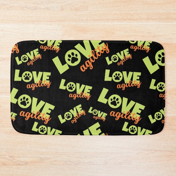 Item preview, Love agility in green and orange designed and sold by PausePapote.