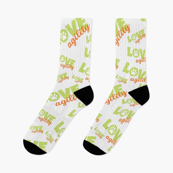 Item preview, Love agility in green and orange designed and sold by PausePapote.