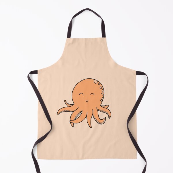 Item preview, Cute Orange Octopus designed and sold by Myinsidethoughts.