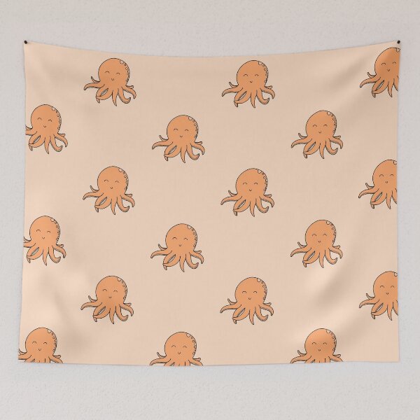 Item preview, Cute Orange Octopus designed and sold by Myinsidethoughts.