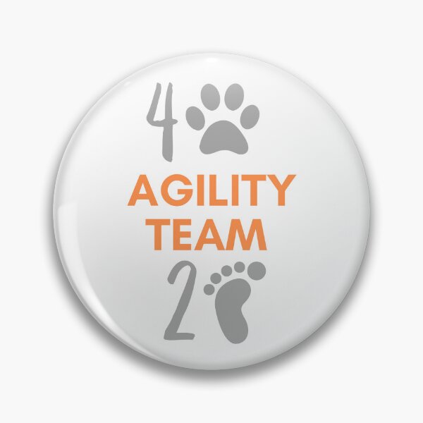 Item preview, Agility team 4 legs and 2 feet in orange and gray designed and sold by PausePapote.