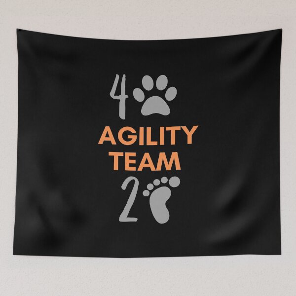 Item preview, Agility team 4 legs and 2 feet in orange and gray designed and sold by PausePapote.