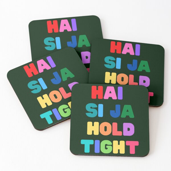 Item preview, Hai Si Ja, Hold Tight - Rainbow lettering lyrics designed and sold by rowantreflyn.