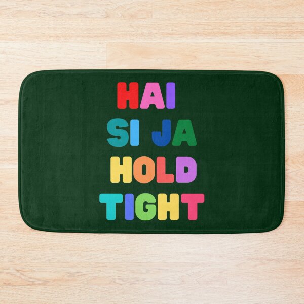 Item preview, Hai Si Ja, Hold Tight - Rainbow lettering lyrics designed and sold by rowantreflyn.