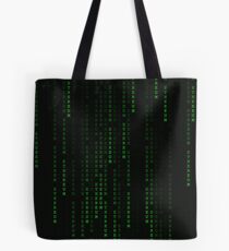 "Ethereum" Cryptocurrency Matrix Print Tote Bag