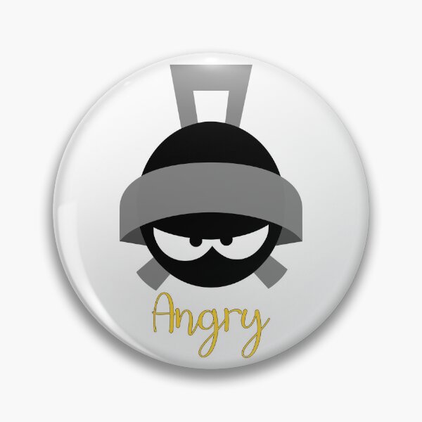 Item preview, Marvin with cartoon angry face, designed and sold by BearAndCat.