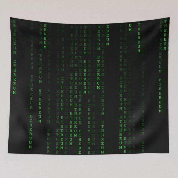 Item preview, "Ethereum" Cryptocurrency Matrix Print designed and sold by brutal-world.