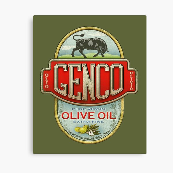 The Godfather - Genco Olive Oil Co. Canvas Print