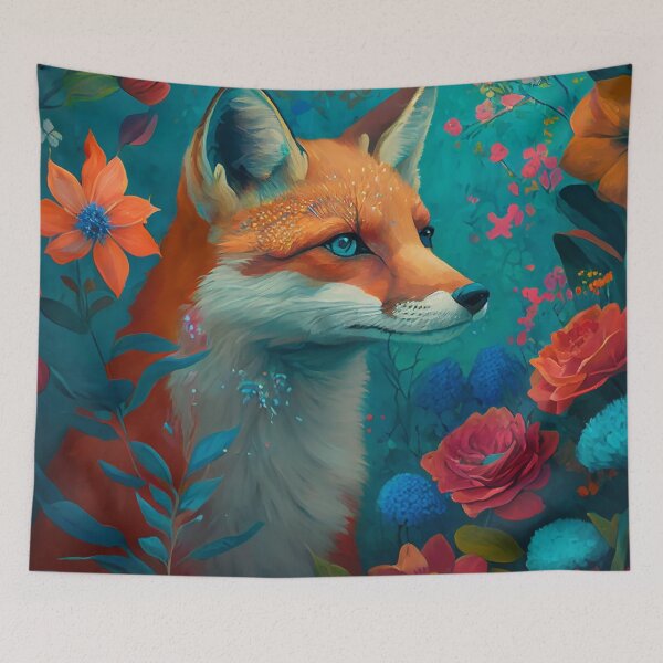 Item preview, Stunning Fox in the Night Garden, Wild and Beautiful designed and sold by Orianah.