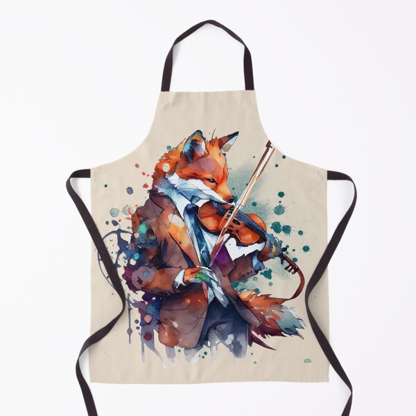 Item preview, Fox violinist, Red fox, Woodland Fox, Night Fox, Cute Fox, Funny Fox, Fox Art designed and sold by Mumzy2many.