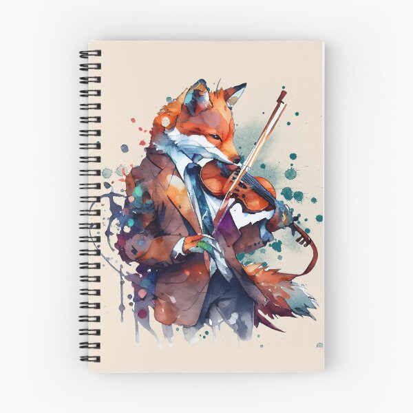 Item preview, Fox violinist, Red fox, Woodland Fox, Night Fox, Cute Fox, Funny Fox, Fox Art designed and sold by Mumzy2many.