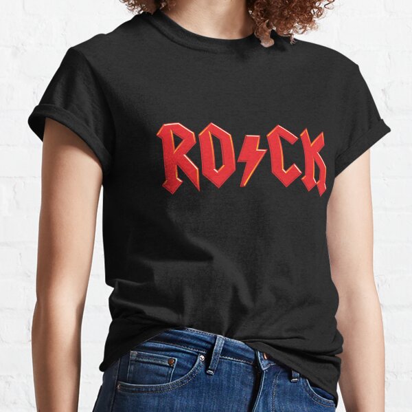 Rock Music Logo ACDC Mashup Classic T-Shirt