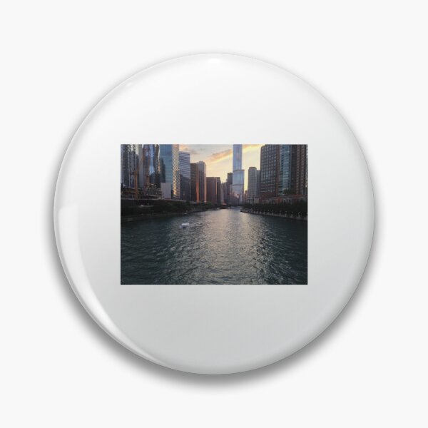 Item preview, Chicago River Sunset, Illinois designed and sold by KysideUK.