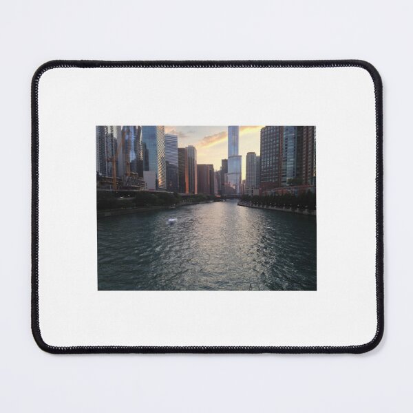 Item preview, Chicago River Sunset, Illinois designed and sold by KysideUK.