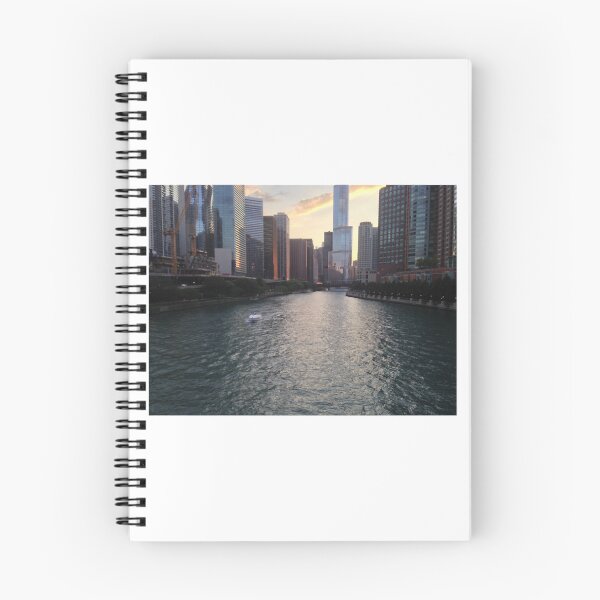 Item preview, Chicago River Sunset, Illinois designed and sold by KysideUK.
