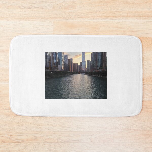 Item preview, Chicago River Sunset, Illinois designed and sold by KysideUK.