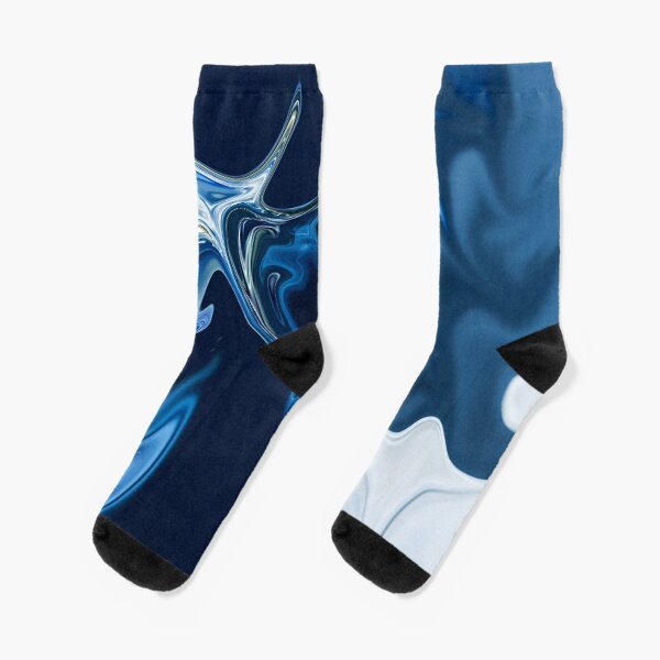 Blue And White Socks for Sale Redbubble