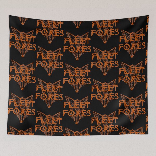 Item preview, Fleet Foxes Fox Drawing and Geometric Illustration designed and sold by KysideUK.