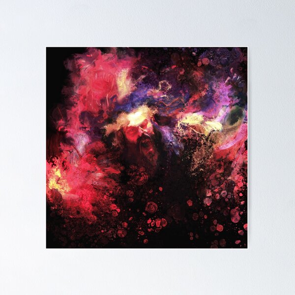 Item preview, Emotion. Fear, scared, running away, Acrylic Pour designed and sold by Dave Ng.