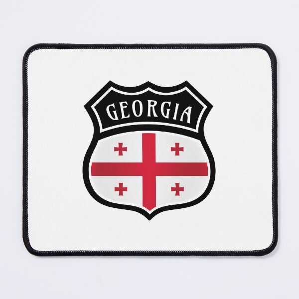 Item preview, Georgia Shield Pride Flag designed and sold by RahallusNtx.
