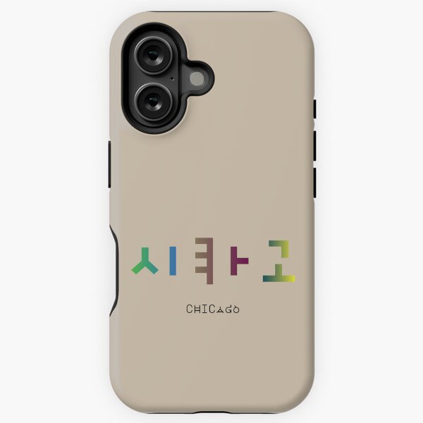 CHICAGO in Korean iPhone Tough Case