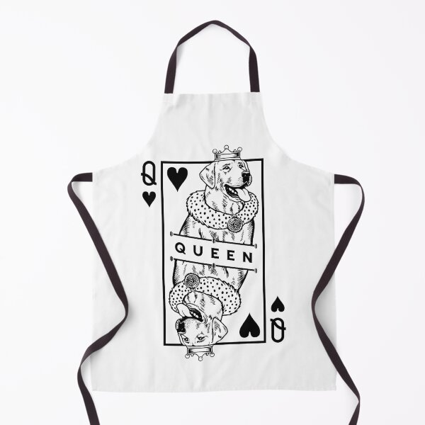 Item preview, Labrador Retriever Queen Of Hearts Funny Lab Dog Pop Art designed and sold by GrandeDuc.