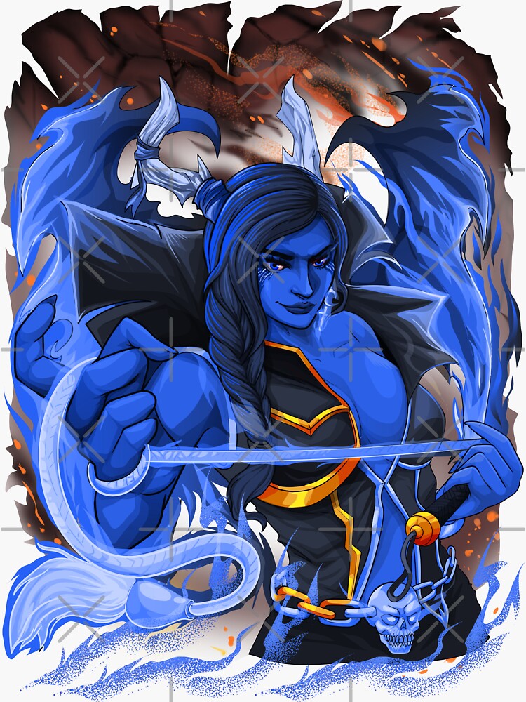 Thumbnail 3 of 3, Sticker, Akasha - Queen of Pain 1 designed and sold by chanong.