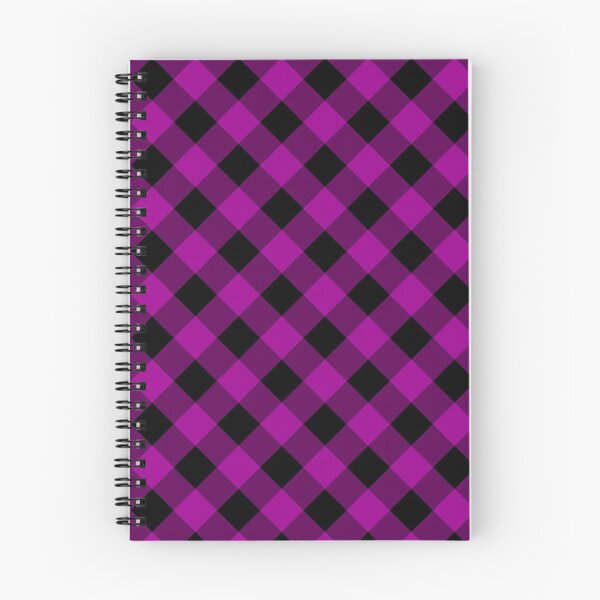 Item preview, Purple and Black Gingham Pattern designed and sold by SaradaBoru.