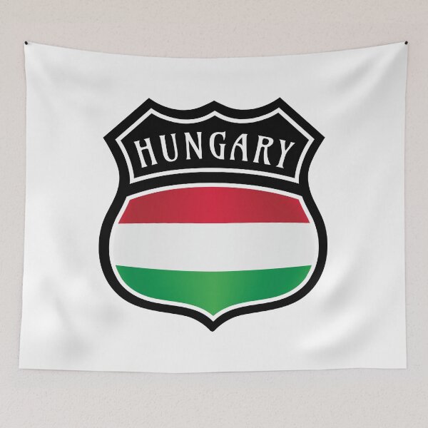 Item preview, Hungary Shield Pride Flag designed and sold by RahallusNtx.