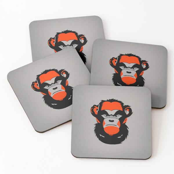 Artikelvorschau, Monkey logo, geometric, vector, symmetrical, minimalism entworfen und verkauft von DrawItOnce.
