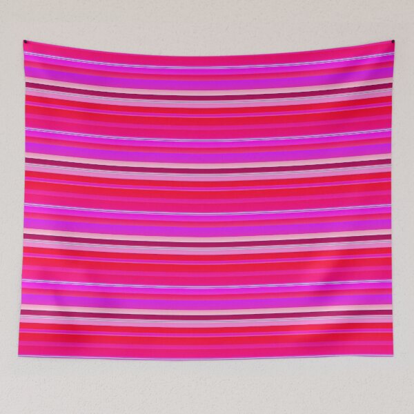 Item preview, Bright red pink color palette pattern | Red pink color line pattern designed and sold by lausn.