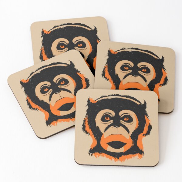 Artikelvorschau, Monkey logo, geometric, vector, symmetrical, minimalism entworfen und verkauft von DrawItOnce.