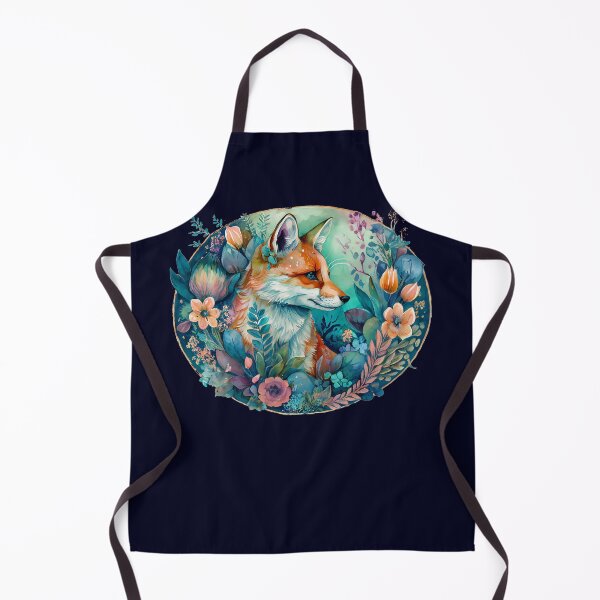 Item preview, Watercolor Stunning Fox in the Night Garden, Wild and Beautiful designed and sold by Orianah.