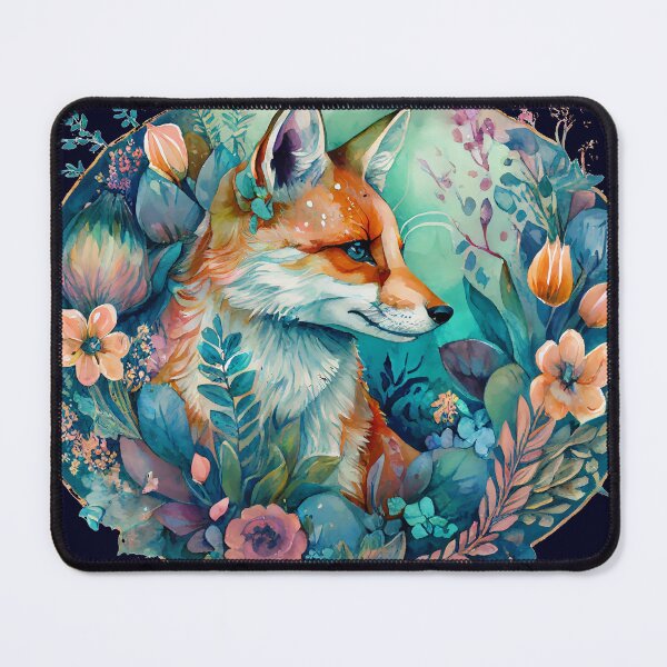 Item preview, Watercolor Stunning Fox in the Night Garden, Wild and Beautiful designed and sold by Orianah.