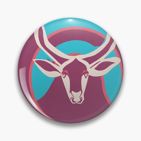 Artikelvorschau, Antelope logo, geometric, vector, symmetrical, minimalism entworfen und verkauft von DrawItOnce.