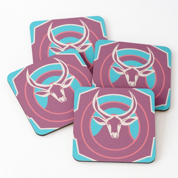 Item preview, Antelope logo, geometric, vector, symmetrical, minimalism designed and sold by DrawItOnce.