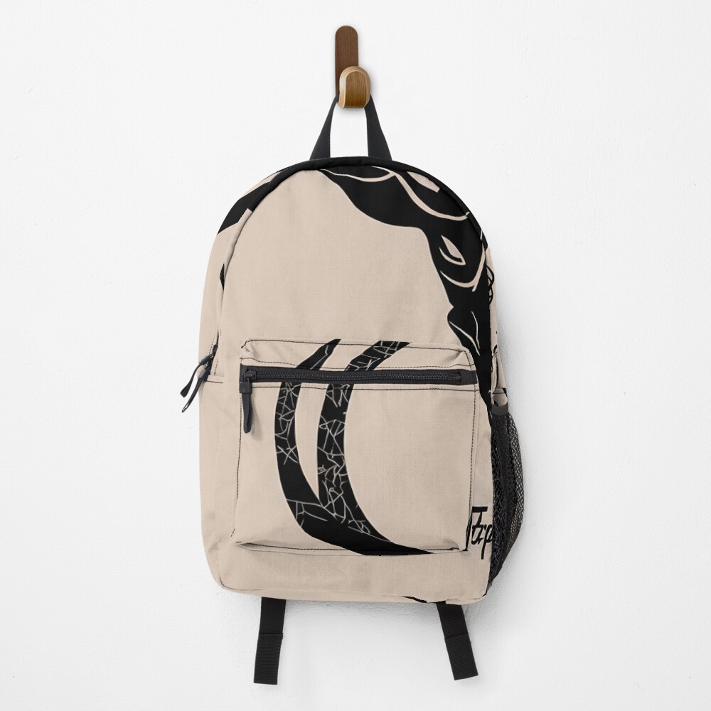 Vista previa del artículo con la obra «Mochila», diseñado y vendido por DrawItOnce.