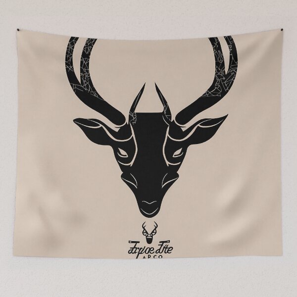 Artikelvorschau, Antelope logo, geometric, vector, symmetrical, minimalism entworfen und verkauft von DrawItOnce.