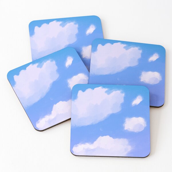 Item preview, Anime Blue Skies With White Clouds designed and sold by PotluckPrints.