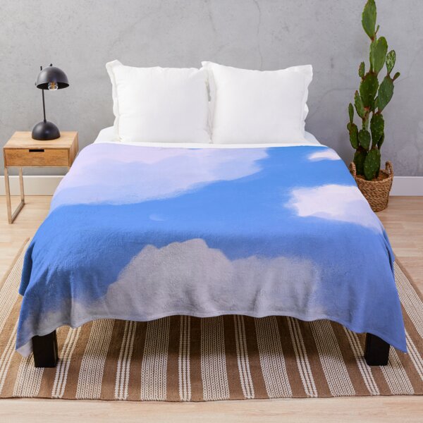 Item preview, Anime Blue Skies With White Clouds designed and sold by PotluckPrints.