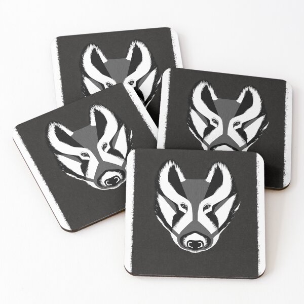 Artikelvorschau, Badger logo, geometric, vector, symmetrical, minimalism entworfen und verkauft von DrawItOnce.