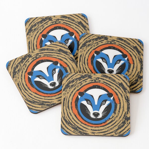 Artikelvorschau, Badger logo, geometric, vector, symmetrical, minimalism entworfen und verkauft von DrawItOnce.