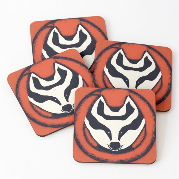 Item preview, Badger logo, geometric, vector, symmetrical, minimalism designed and sold by DrawItOnce.