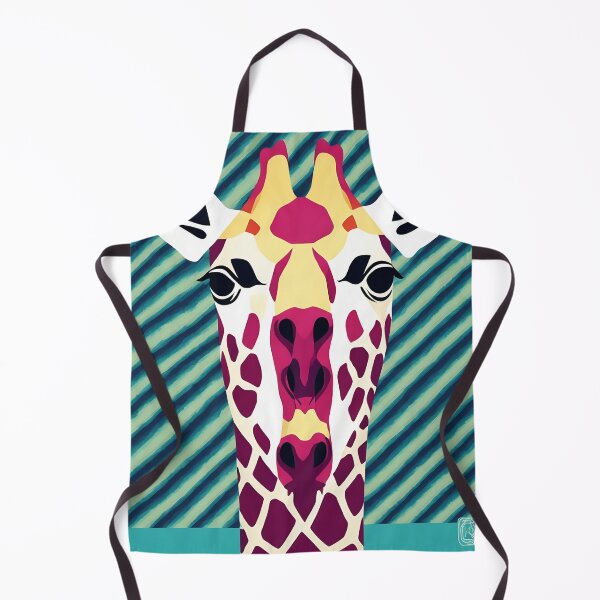 Item preview, Giraffe logo, geometric, vector, symmetrical, minimalism designed and sold by DrawItOnce.
