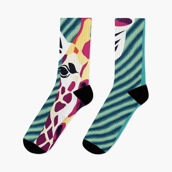 Item preview, Giraffe logo, geometric, vector, symmetrical, minimalism designed and sold by DrawItOnce.