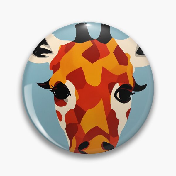 Item preview, Giraffe logo, geometric, vector, symmetrical, minimalism designed and sold by DrawItOnce.